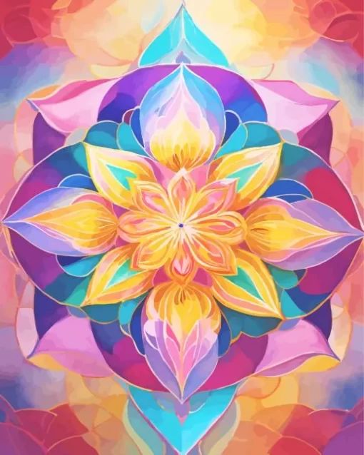 Flower Mandala Diamond Painting