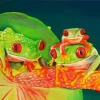 Frog Family Diamond Painting