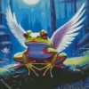 Frog With Bird Wings Art Diamond Painting