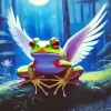 Frog With Bird Wings Art Diamond Painting