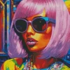 Funky Girl Art Diamond Painting