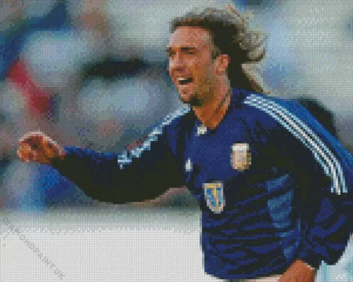 Gabriel Batistuta Diamond Painting