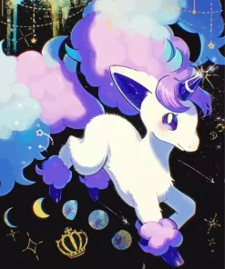 Galarian Ponyta Diamond Painting