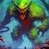 Green Evil Monster Diamond Painting