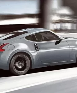 Grey 370z Car Diamond Painting