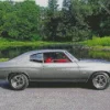 Grey Chevelle Car Diamond Painting