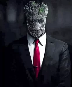 Groot In Suit Diamond Painting