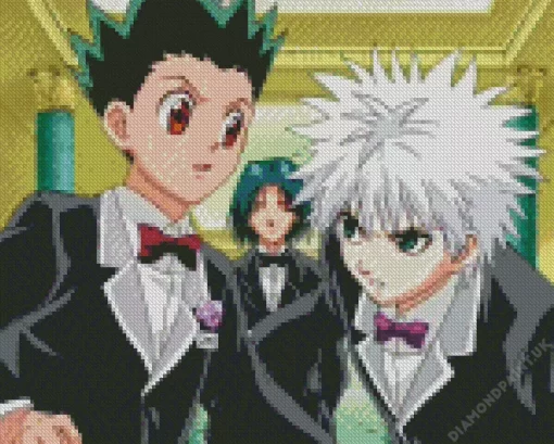 Grown Up Gon And Killua Anime Diamond Painting