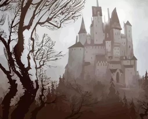 Hotel Transylvania Castle Diamond Painting