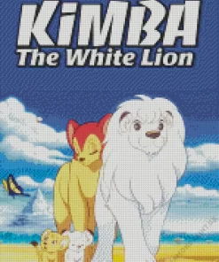 Kimba The White Lion Diamond Painting