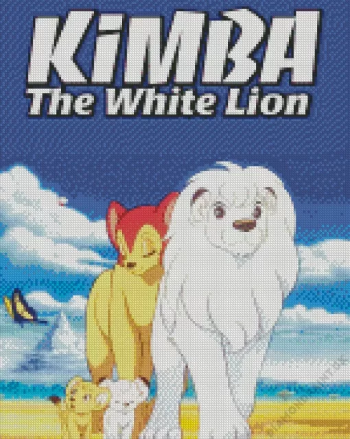 Kimba The White Lion Diamond Painting