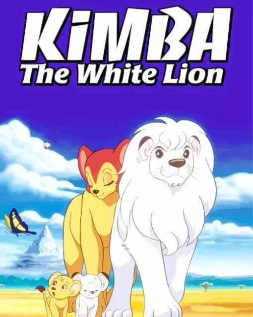 Kimba The White Lion Diamond Painting