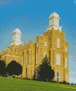 Logan Utah Temple Diamond Painting