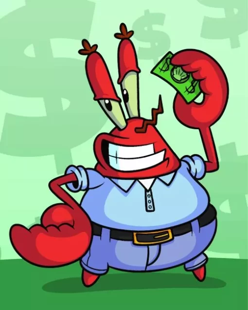 Mr Krabs Diamond Painting