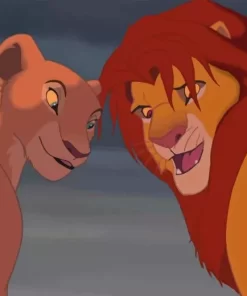 Nala And Simba Diamond Painting