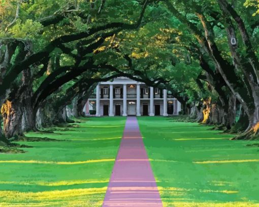 Oak Alley Plantation Diamond Painting