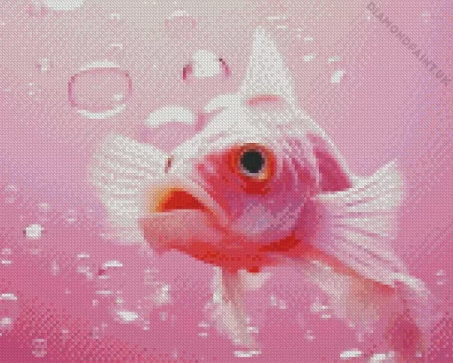 Pink Fish Diamond Painting