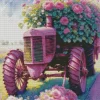 Pink Tractor Diamond Painting