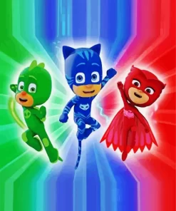 Pj Masks Animation Diamond Painting