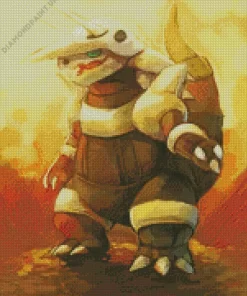 Pokemon Aggron Diamond Painting