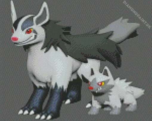 Pokemon Poochyena Diamond Painting