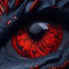 Red Dragon Eye Diamond Painting