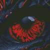 Red Dragon Eye Diamond Painting