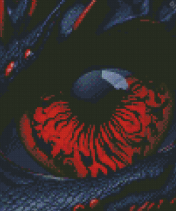 Red Dragon Eye Diamond Painting