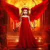 Red Girl Angel Diamond Painting