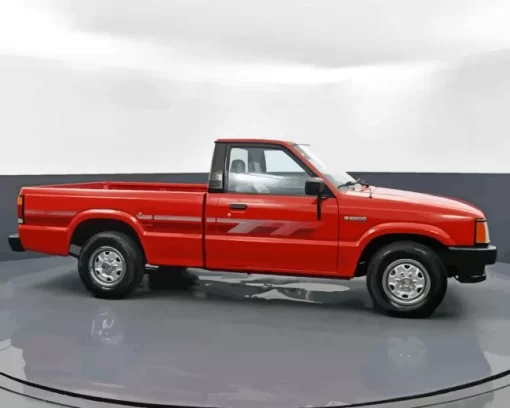 Red Mazda B2200 Diamond Painting