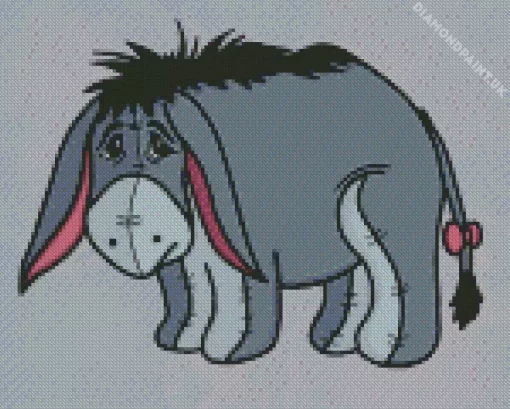 Sad Eeyore Diamond Painting