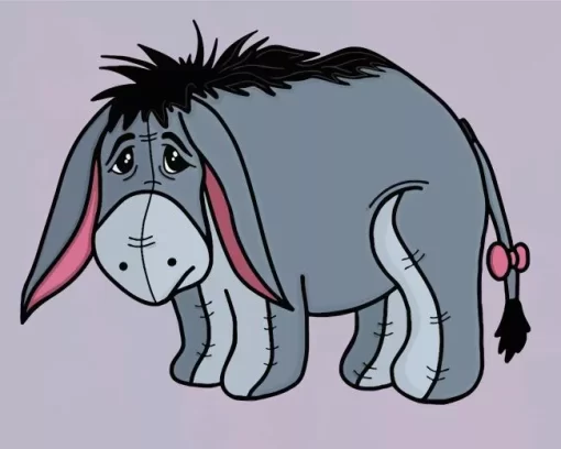 Sad Eeyore Diamond Painting