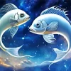 Silver Galaxy Fish Diamond Painting