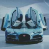 Super Blue Car Diamond Painting