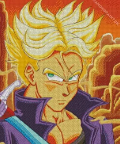 Super Saiyan Trunks Diamond Painting