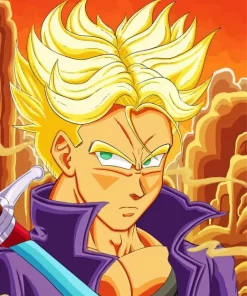 Super Saiyan Trunks Diamond Painting