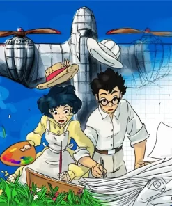 The Wind Rises Diamond Painting