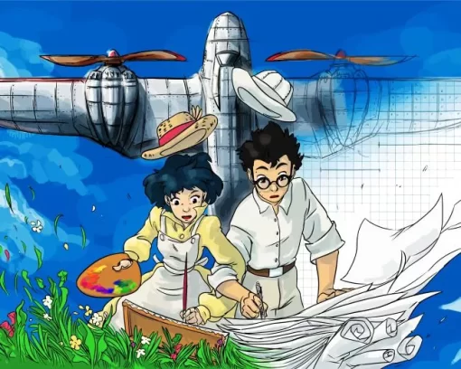 The Wind Rises Diamond Painting