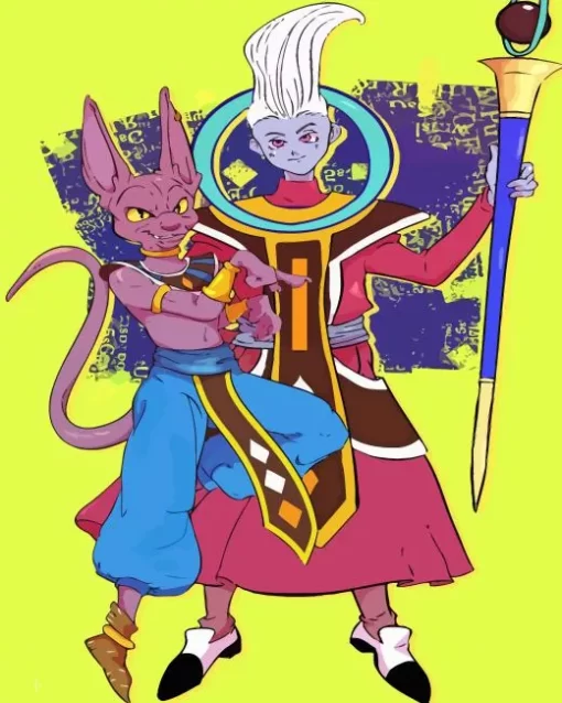 Whis And Beerus Diamond Painting