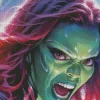 Angry Gamora Diamond Painting