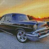 Black 57 Chevy Diamond Painting