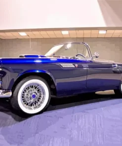 Dark Blue Ford Thunderbird Diamond Painting