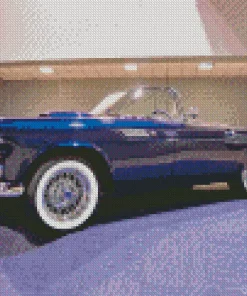 Dark Blue Ford Thunderbird Diamond Painting