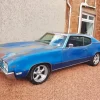 Old Blue Buick Skylark Diamond Painting