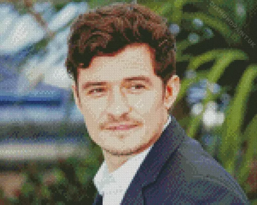 Orlando Bloom Actor Diamond Painting