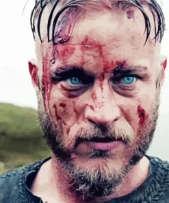 Vikings Bloody Ragnar Diamond Painting