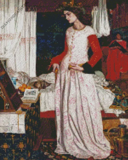 William Morris La Belle Iseult Diamond Painting