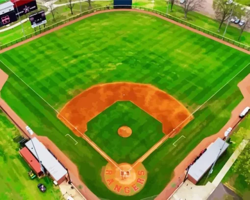 Baseball Field Diamond Painting