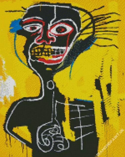 Basquiat Cabeza Diamond Painting