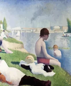 Bathers At Asnieres Diamond Painting